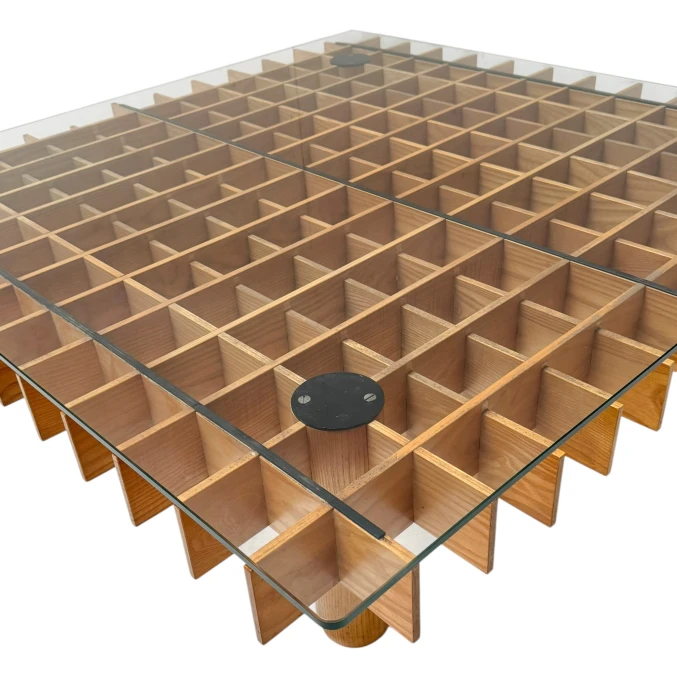 XL Kyoto Graphic Coffee Table by Gianfranco Frattini for Ghianda / Knoll, 1974